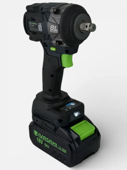 Гайковерт IVASAKI Pro НС650Н (1АКБ-8Ач) 