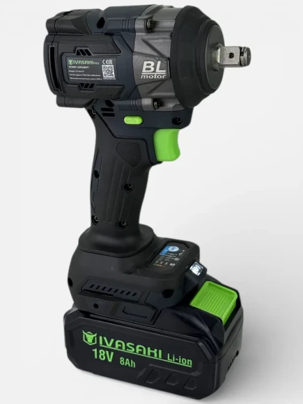 Гайковерт IVASAKI Pro НС650Н (1АКБ-8Ач) 
