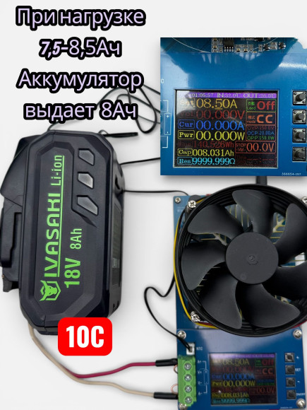 IVASAKI Pro Набор аккумуляторных инструментов 7в1(3АКБ 8Ah) (1АКБ 4Ah) (2зу 3Ah) ОРИГИНАЛ