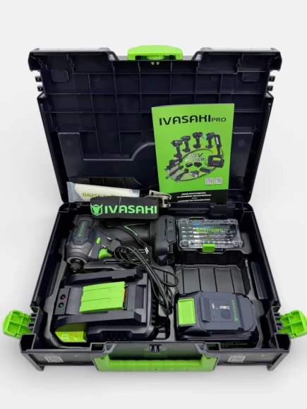 Винтоверт IVASAKI Pro НС220Н (1АКБ-8Ач) Винтоверт IVASAKI Pro НС220Н (1АКБ-8Ач)