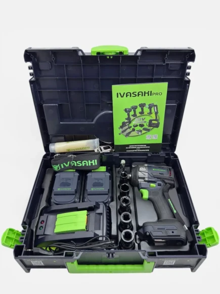 Гайковерт IVASAKI Pro НС650Н (2АКБ-4Ач) Гайковерт IVASAKI Pro НС650Н (2АКБ-4Ач)