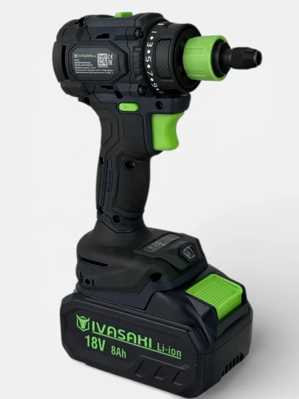 Шуруповерт IVASAKI Pro HC801 (2АКБ-8Ач)