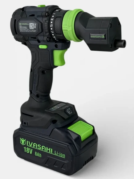 Шуруповерт IVASAKI Pro HC801 (2АКБ-8Ач)