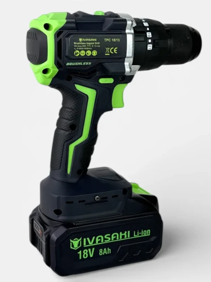 Шуруповерт IVASAKI Pro TPC18/13 (2АКБ-8Ач)