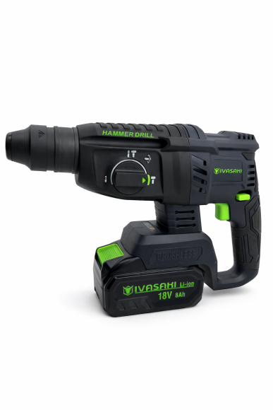 Перфоратор IVASAKI PRO НС1820В (1АКБ-8Ач) Перфоратор IVASAKI PRO НС1820В (1АКБ-8Ач)